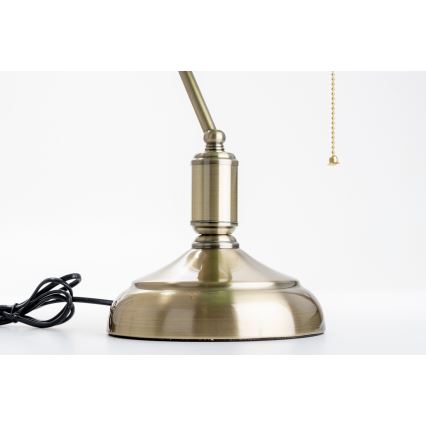 Lampă de masă Brilagi BANK OFFICE 1xE27/60W/230V alamă/verde