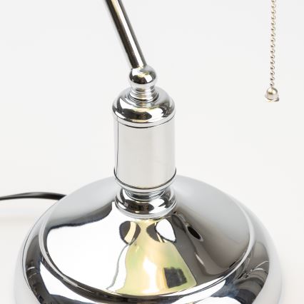 Lampă de masă Brilagi BANK OFFICE 1xE27/60W/230V crom lucios/verde