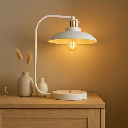 Lampă de masă Brilagi FLAMENGO 1xE27/60W/230V alb