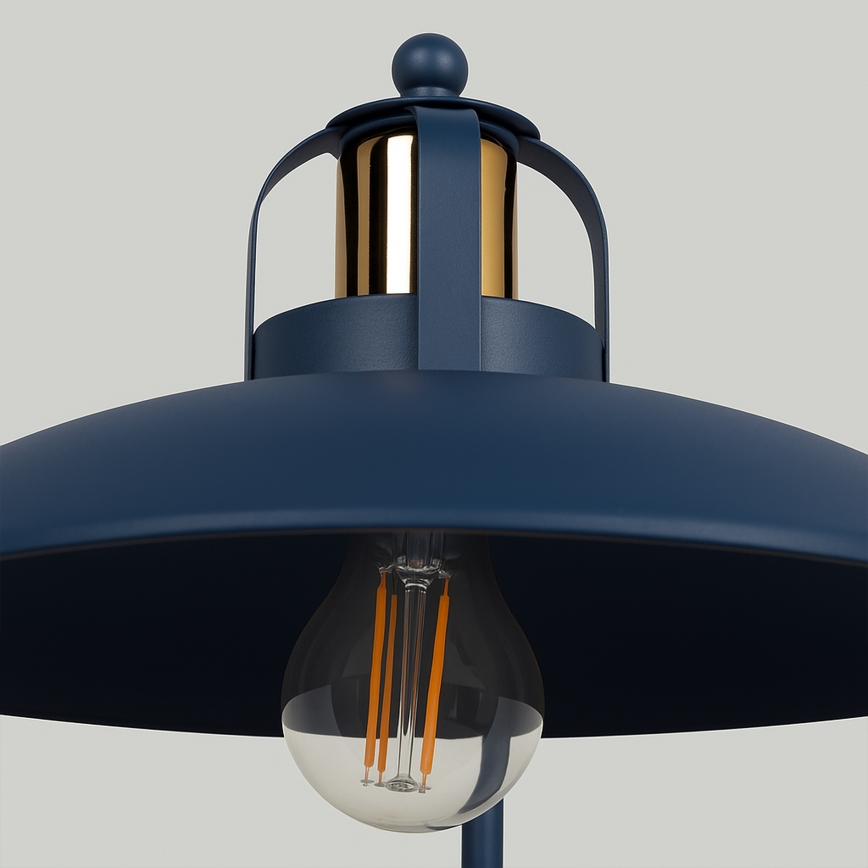 Lampă de masă Brilagi FLAMENGO 1xE27/60W/230V albastru