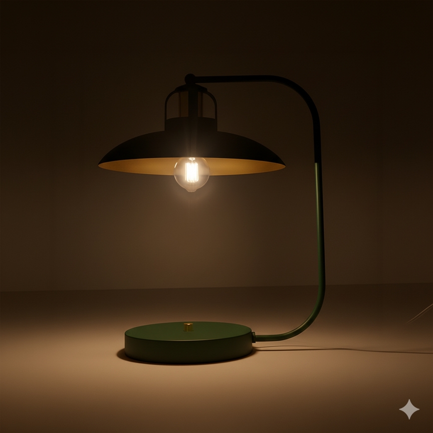 Lampă de masă Brilagi FLAMENGO 1xE27/60W/230V verde