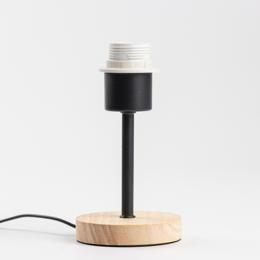 Lampă de masă Brilagi NUBILA WOOD 1xE27/25W/230V stejar/roșu