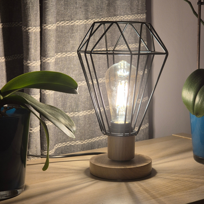 Lampă de masă Brilagi WOODY BASKET 1xE27/60W/230V stejar