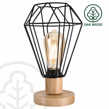 Lampă de masă Brilagi WOODY BASKET 1xE27/60W/230V stejar