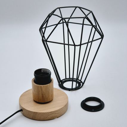 Lampă de masă Brilagi WOODY BASKET 1xE27/60W/230V stejar