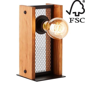 Lampă de masă Brilliant CALANDRA 1xE27/42W/230V – certificat FSC