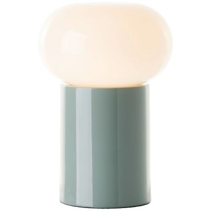 Lampă de masă Brilliant KNUT 1xE27/25W/230V verde/alb