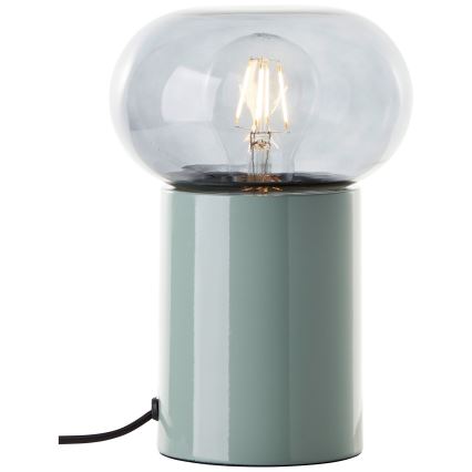 Lampă de masă Brilliant KNUT 1xE27/25W/230V verde/transparent