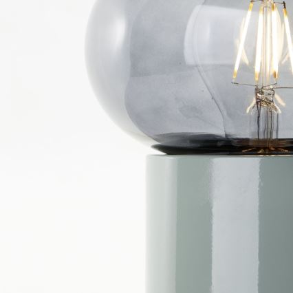 Lampă de masă Brilliant KNUT 1xE27/25W/230V verde/transparent