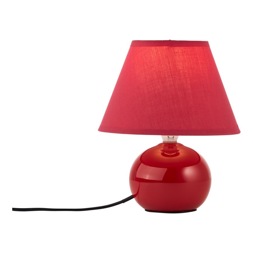 Lampă de masă Brilliant PRIMO 1xE14/40W/230V ceramică/roșu