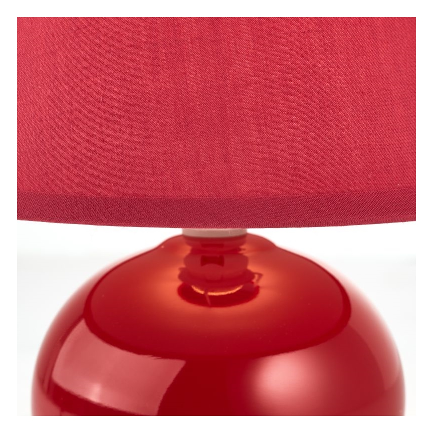 Lampă de masă Brilliant PRIMO 1xE14/40W/230V ceramică/roșu
