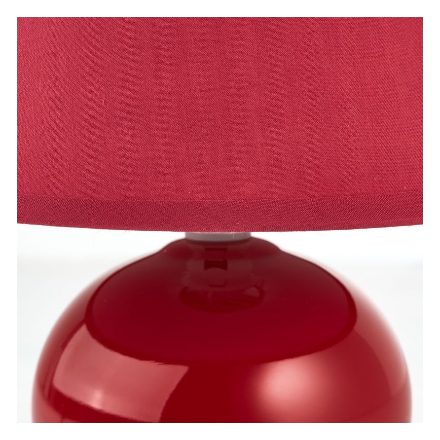 Lampă de masă Brilliant PRIMO 1xE14/40W/230V ceramică/roșu