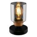 Lampă de masă Briloner 7486015 1xE27/10W/230V negru