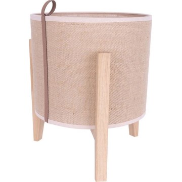 Lampă de masă CASIOPEA 1xE27/40W/230V, 30 cm, stejar