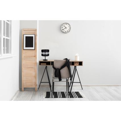 Lampă de masă CORAL 1xE27/60W/230V neagră