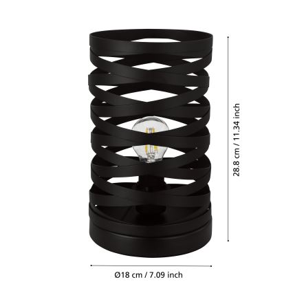 Lampă de masă 1xE27/40W/230V Eglo