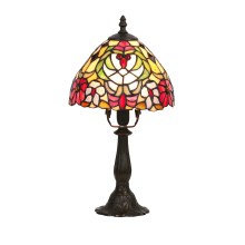 Lampă de masă cu abajur din sticlă vitrată Tiffany 1xE27/60W/230V Rabalux