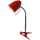 Lampă de masă cu clemă 1xE27/11W/230V roșie/crom Aigostar