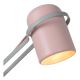 Lampă de masă cu clemă pentru copii BASTIN 1xE14/25W/230V roz Lucide 05535/01/66