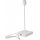 Lampă de masă cu port USB 1xE27/15W/230V, albă