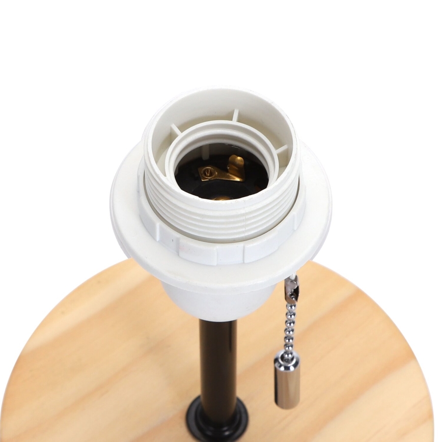 Lampă de masă cu port USB Aigostar 1xE27/40W/230V bej