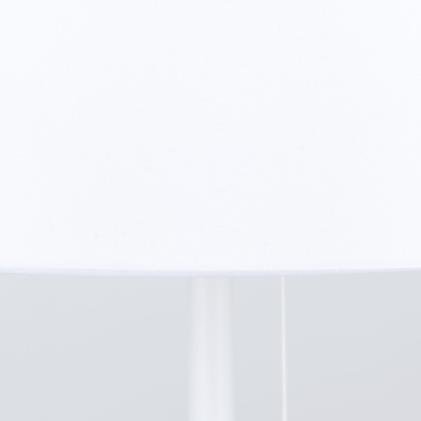 Lampă de masă cu port USB LUDWIG 1xE27/40W/230V 50 cm alb