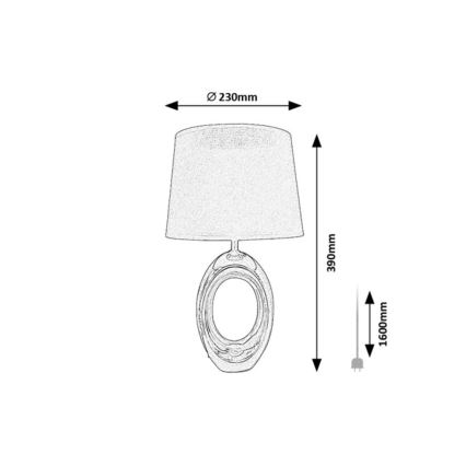 Rabalux - Lampă de birou 1xE14/25W/230V