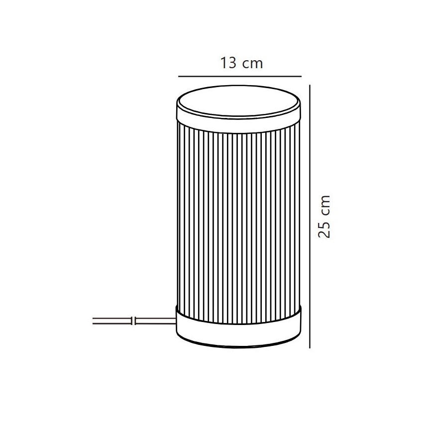 Lampă de masă de exterior Nordlux COUPAR 1xE27/25W/230V negru