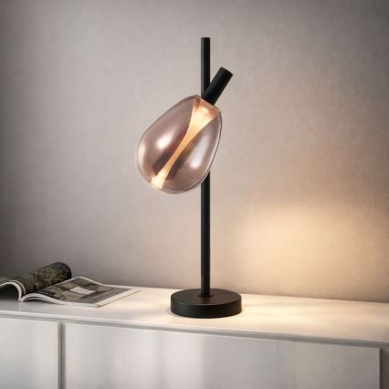 Lampă de masă DENSO 1xG9/5W/230V cupru/negru