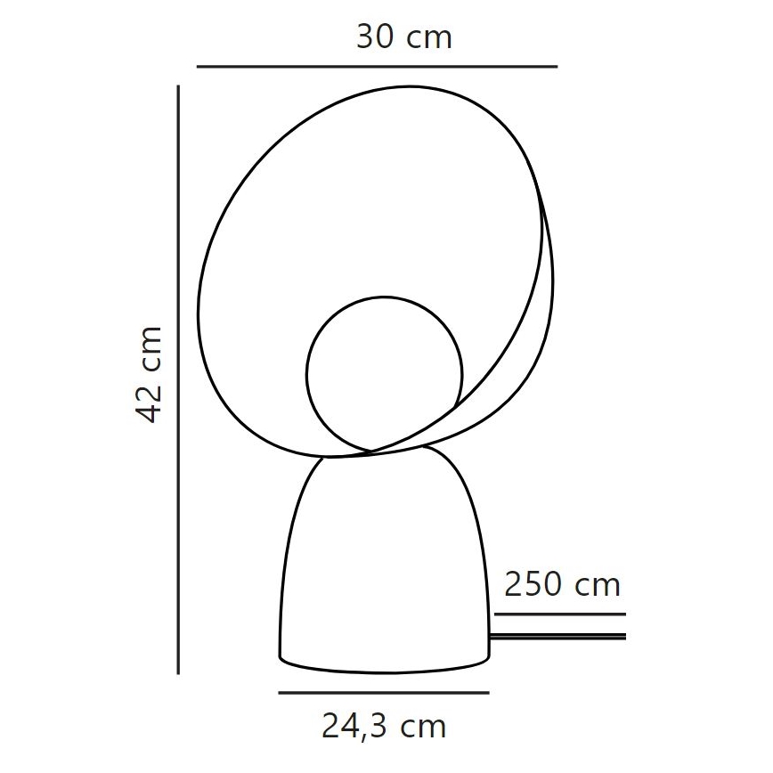 Lampă de masă DFTP by Nordlux HELLO 1xE14/25W/230V negru