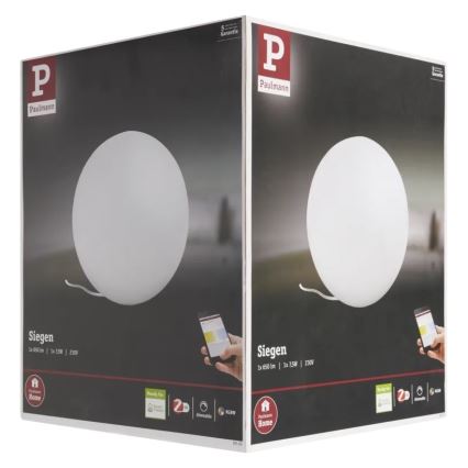 Lampă de masă dimabilă LED RGBW E27/7,5W SMART HOME 230V 2700-6500K Paulmann 50102