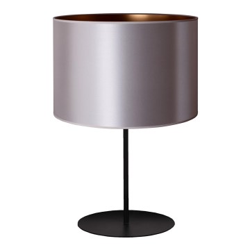 Lampă de masă Duolla CANNES 1xE14/15W/230V d. 20 cm argintiu/cupru/negru
