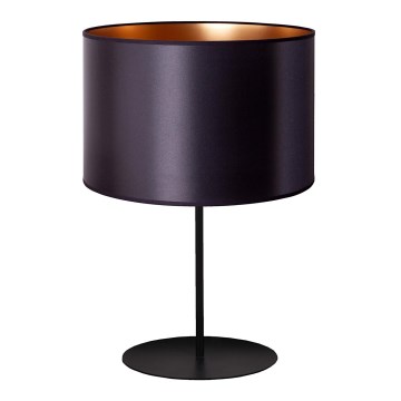 Lampă de masă Duolla CANNES 1xE14/15W/230V d. 20 cm negru/cupru