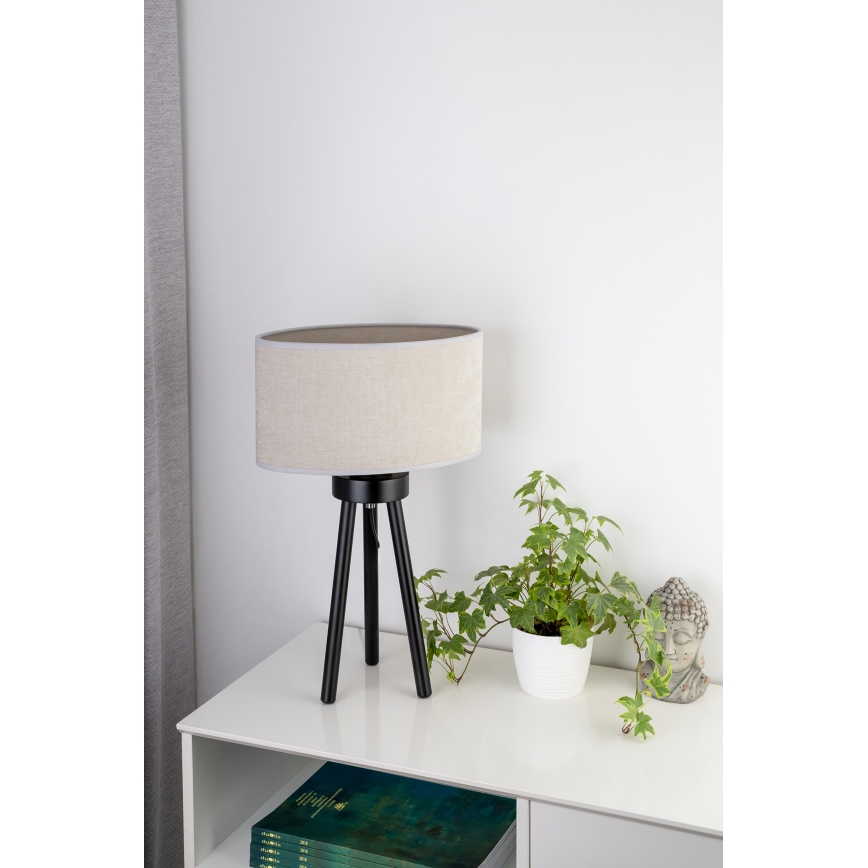 Lampă de masă Duolla OVAL 1xE27/15W/230V d. 30 cm gri