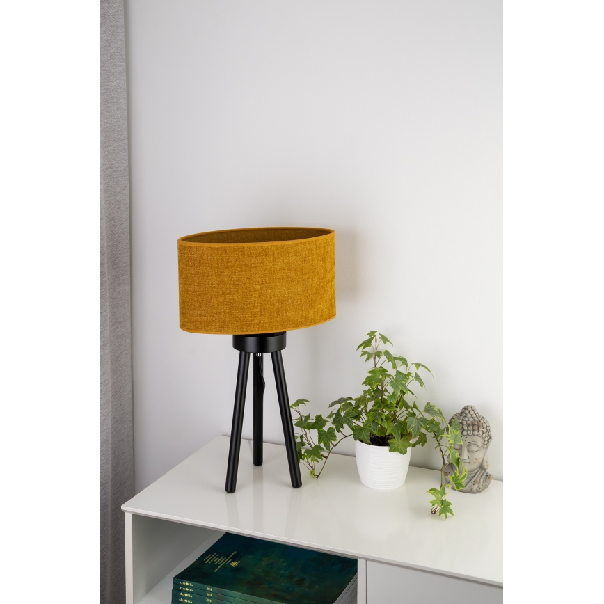 Lampă de masă Duolla OVAL 1xE27/15W/230V d. 30 cm maro