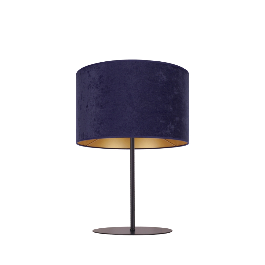 Lampă de masă Duolla ROLLER 1xE14/15W/230V d. 20 cm albastru/auriu