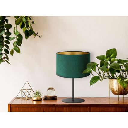 Lampă de masă Duolla ROLLER 1xE14/15W/230V d. 20 cm dark verde/auriu