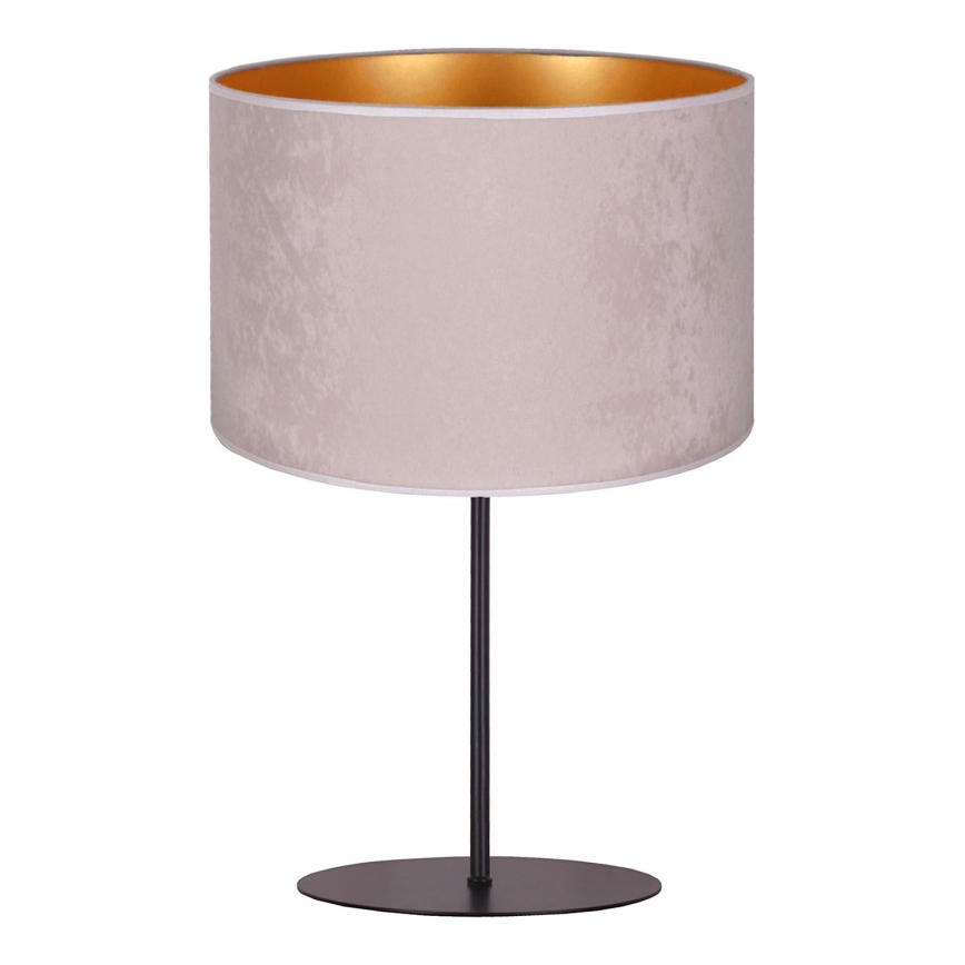 Lampă de masă Duolla ROLLER 1xE14/15W/230V d. 20 cm gri/auriu