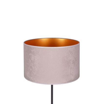 Lampă de masă Duolla ROLLER 1xE14/15W/230V d. 20 cm gri/auriu