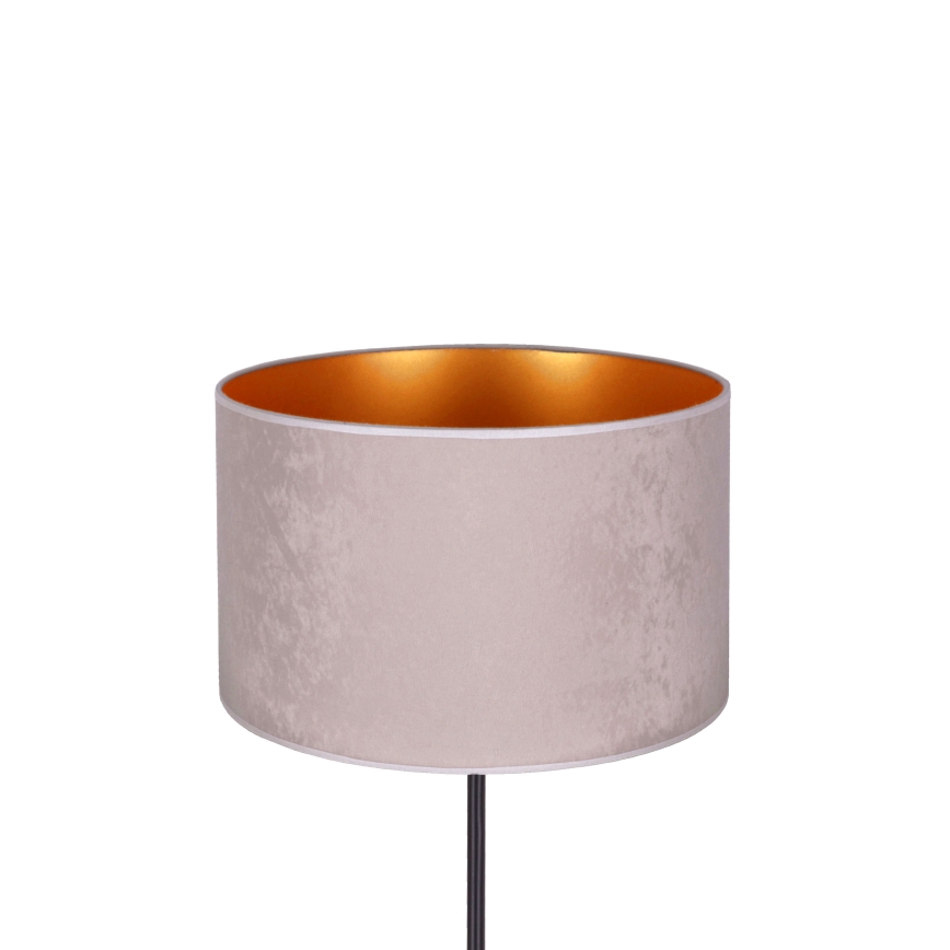 Lampă de masă Duolla ROLLER 1xE14/15W/230V d. 20 cm gri/auriu