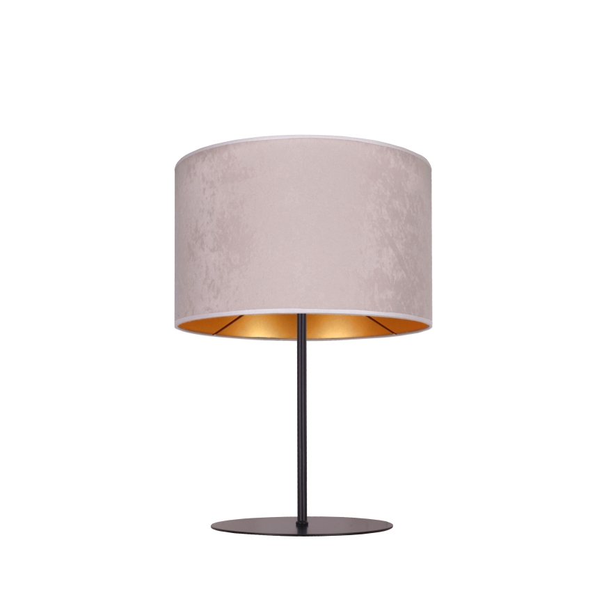 Lampă de masă Duolla ROLLER 1xE14/15W/230V d. 20 cm gri/auriu