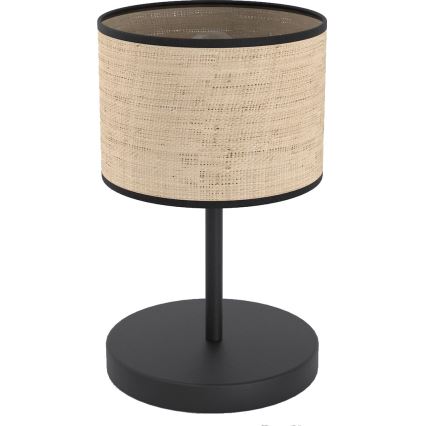 Lampă de masă ECO 1xE27/15W/230V bej/ratan