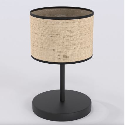 Lampă de masă ECO 1xE27/15W/230V bej/ratan