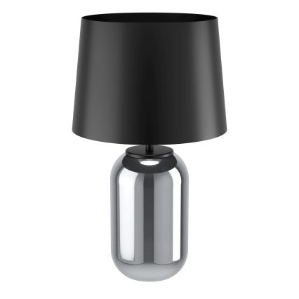 Lampă de masă Eglo 1xE27/40W/230V negru/fumuriu