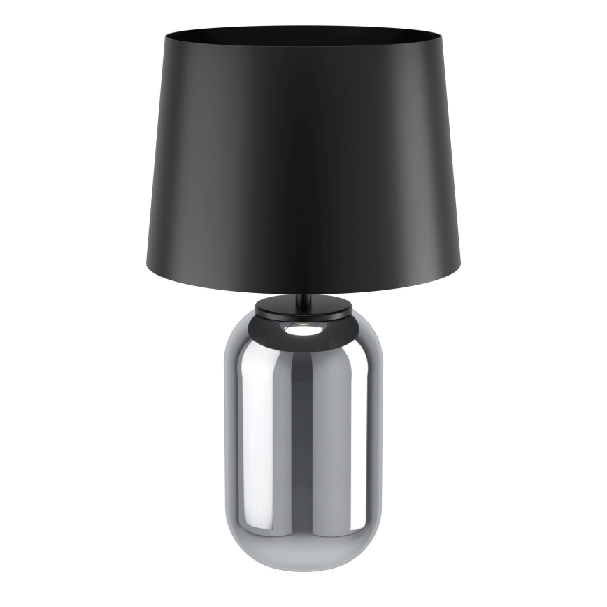 Lampă de masă Eglo 1xE27/40W/230V negru/fumuriu