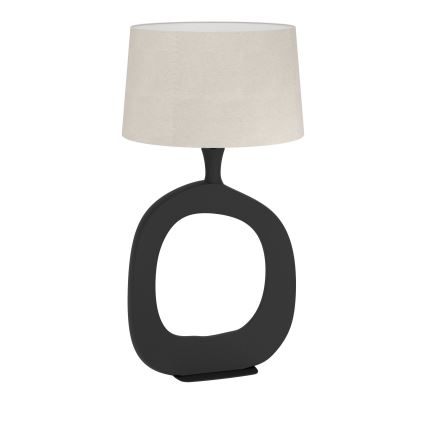 Lampă de masă Eglo 1xE27/60W/230V 88 cm negru/crem