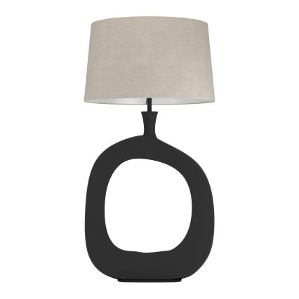 Lampă de masă Eglo 1xE27/60W/230V 88 cm negru/crem
