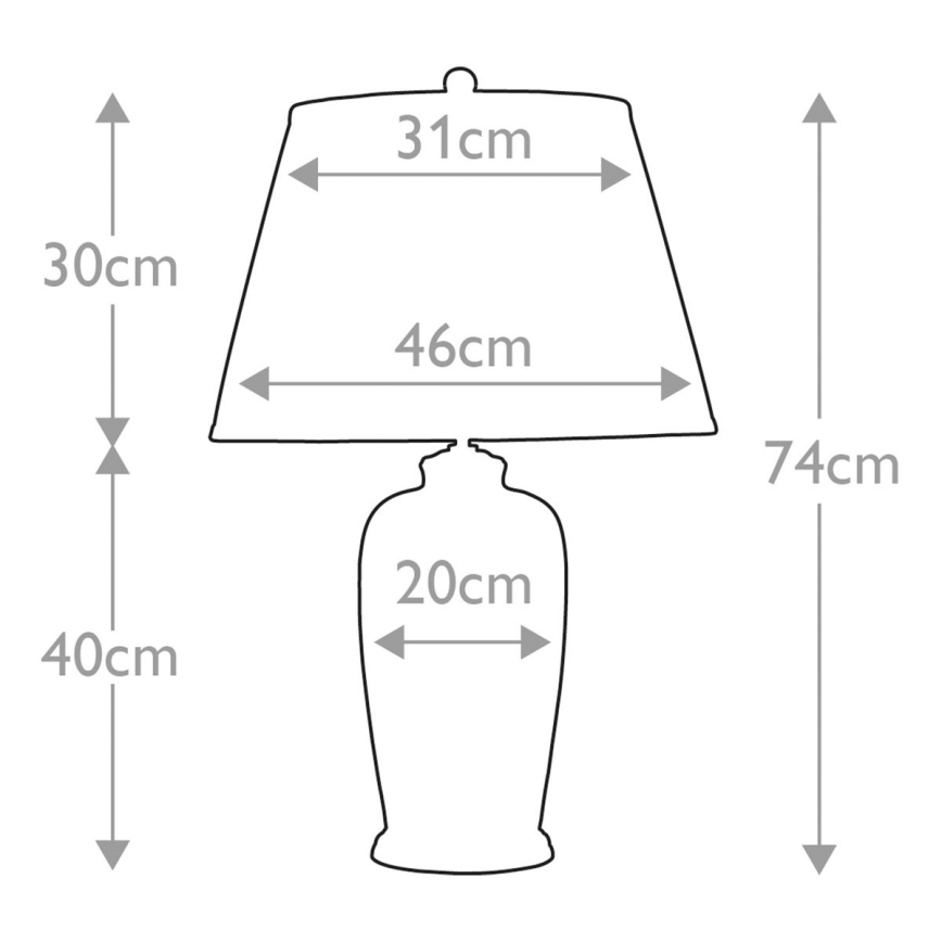 Lampă de masă Elstead BLACK BIRDS 1xE27/60W/230V