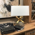Lampă de masă Elstead JACKSON SQUARE 1xE27/60W/230V