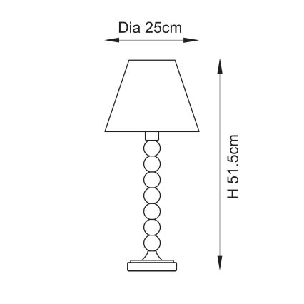 Lampă de masă Endon 114688 HIGGLEDY 1xE14/7W/230V crem/portocaliu